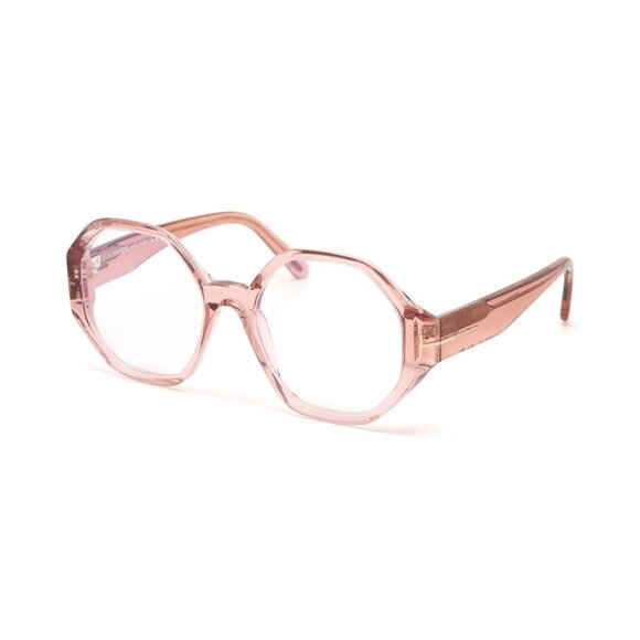 NEW TOM FORD FT5967-B 072 PINK WOMEN EYEGLASSES TOM FORD TF5967 072 - Picture 1 of 3